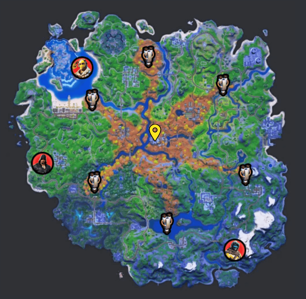 hostiles npc locations map