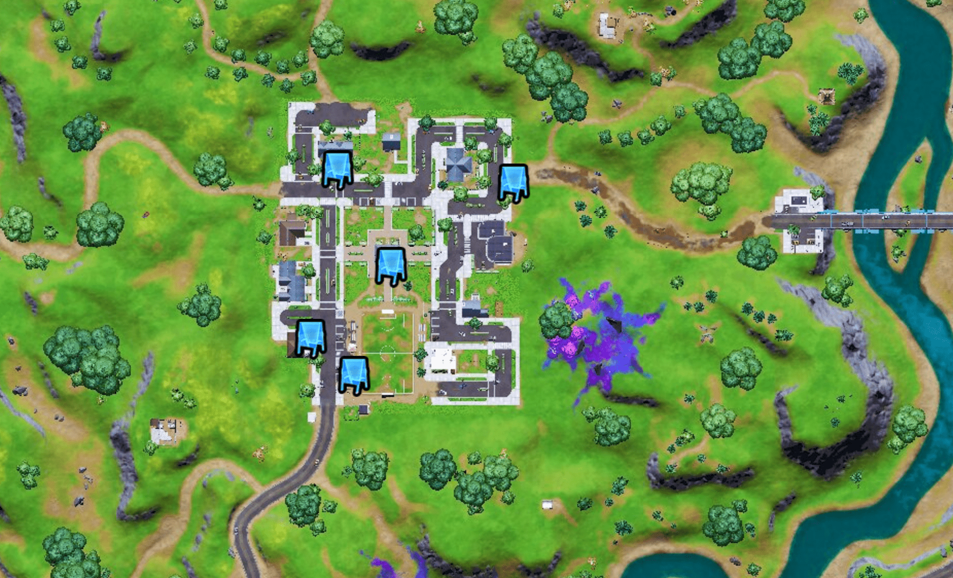 welcome signs pleasant park location map